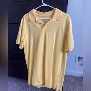 Sonoma Men’s Yellow Polo Shirt, Medium